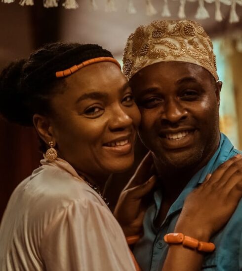 Chioma Chukwuka & Femi Adebayo in “Seven Doors”. Photo Credit: Chioma Chukwuka/Instagram