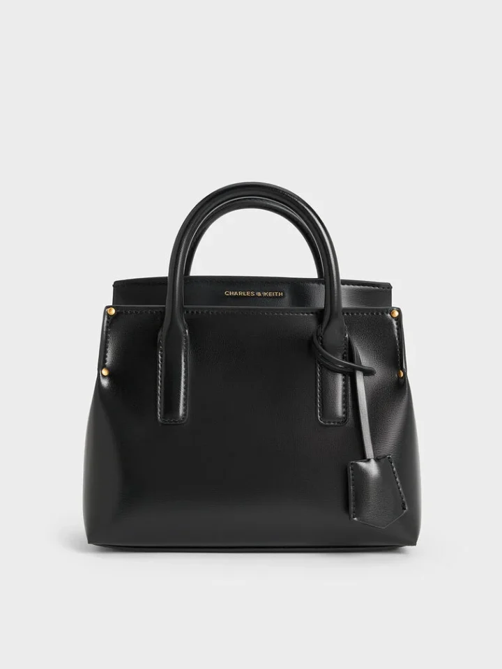 Structured Top-Handle Bag. Photo Credit: Charles & Keith