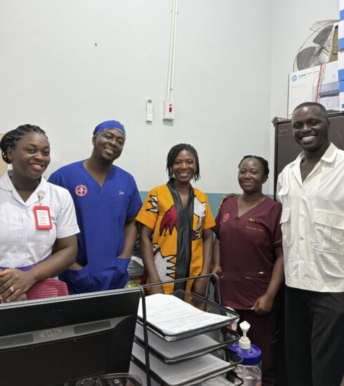 The Mitch Brothers, at the Komfo Anokye Teaching Hospital. Photo Credit: Elite PR