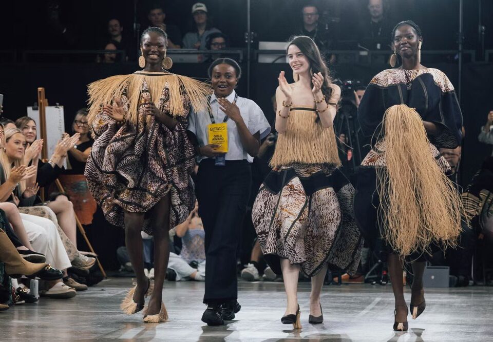Sarah Ajayi, Gold Winner of Graduate Fashion Week London 2025. Photo Credit: Africa Fashion Week London