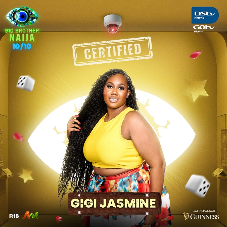 BBNaija Season 10 Housemate Gigi Jasmine. Photo Credit: X/Big Brother Naija
