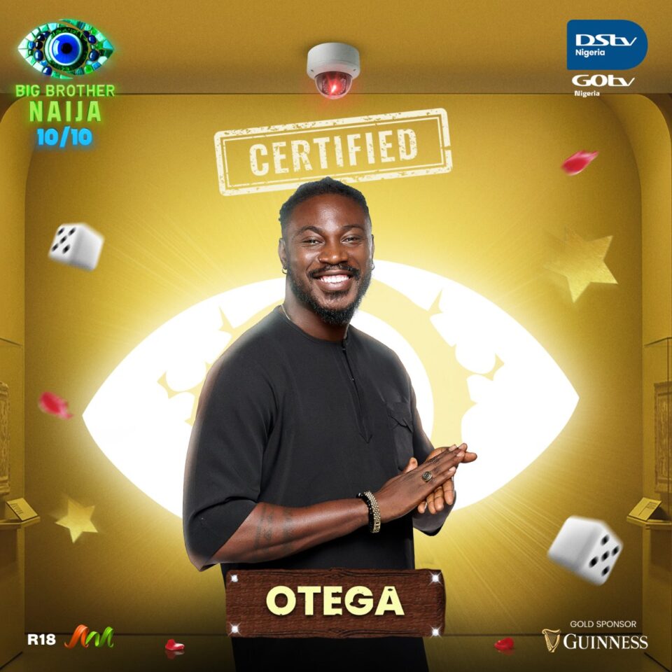 BBNaija Season 10 Housemate Otega. Photo Credit: X/Big Brother Naija