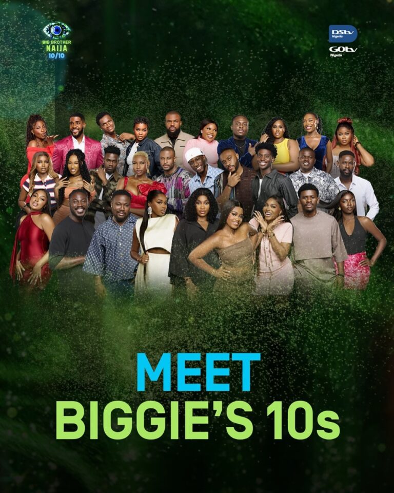 BBNaija Season 10 Housemates. Photo Credit: Big Brother Naija/Instagram
