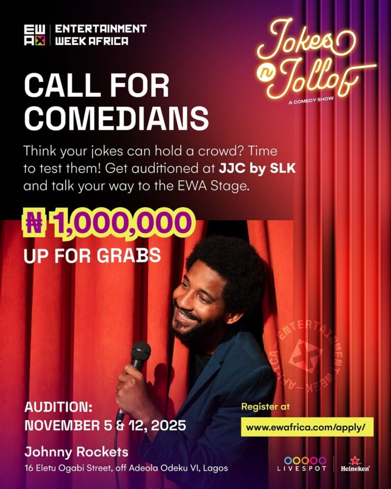 EWA 2025 call for comedians. Photo Credit: EWA