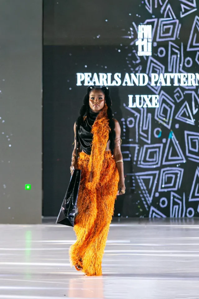 Pearls & Patterns Luxe. Photo Credit: Africa Fashion Week Nigeria