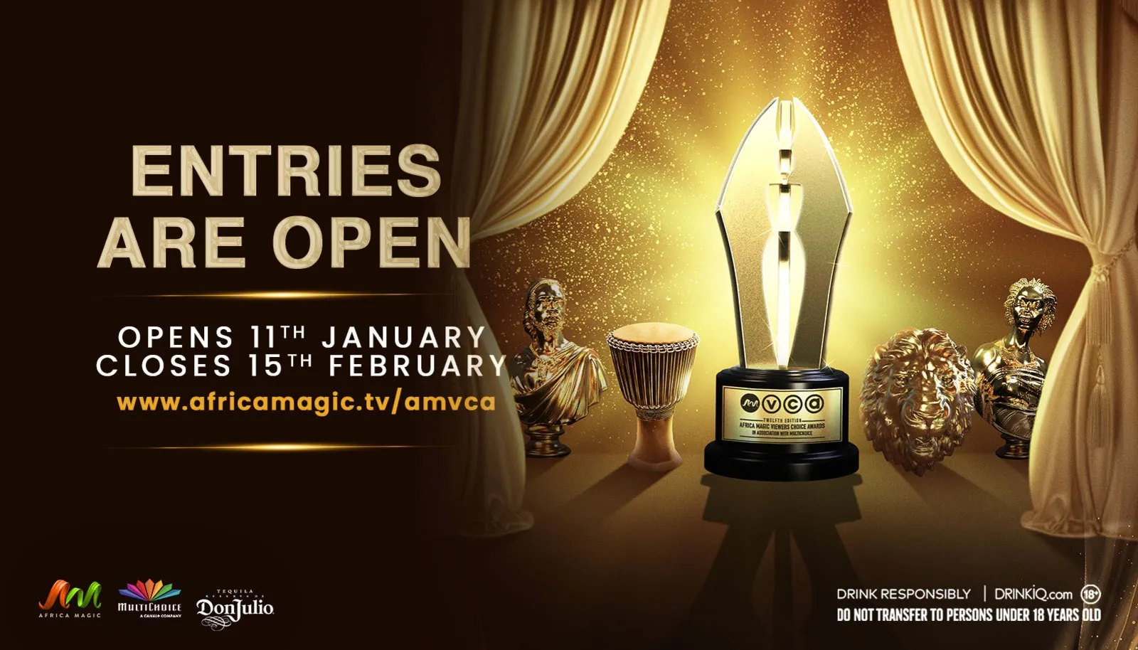 Africa Magic calls for entries for the 12th AMVCA. Photo Credit: Africa Magic