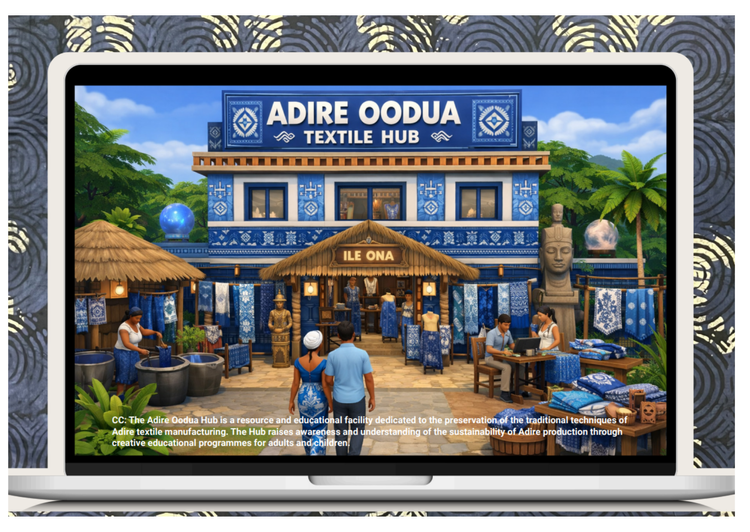 The Adire Oodua Textile Hub. Photo Credit: Africa Fashion Week London