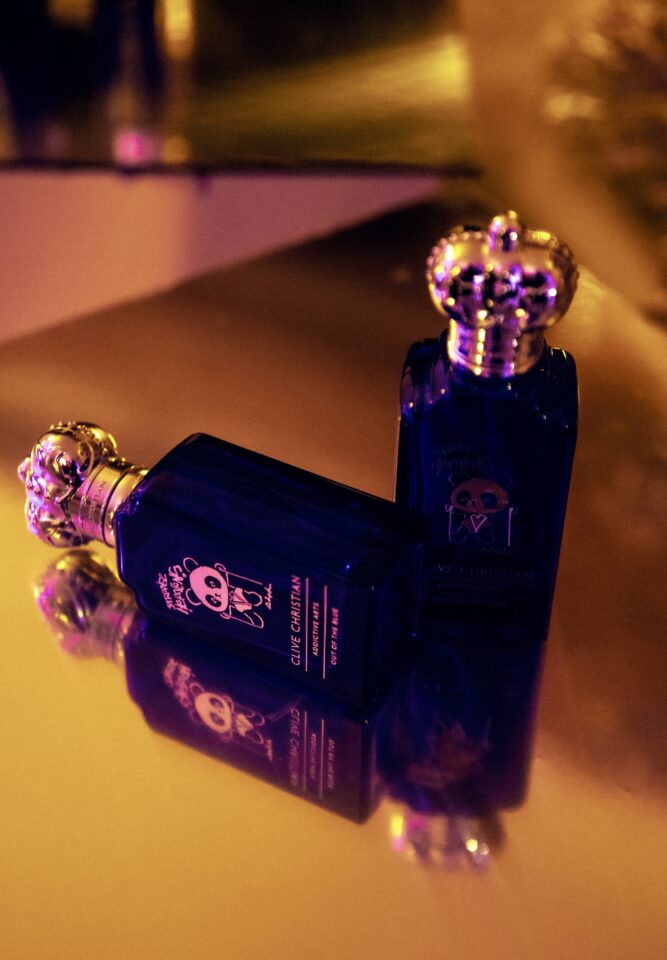 Strange Heavens Out of the Blue, a West African launch dinner, Fragrance Through Taste, hosted by Clive Christian. Photo Credit: Michael Agharese