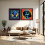 Gbolahan Ayoola, Between Crown & Current (BlueWoman x Ayoola III), 2026. Photo Credit: Fresco Gallery