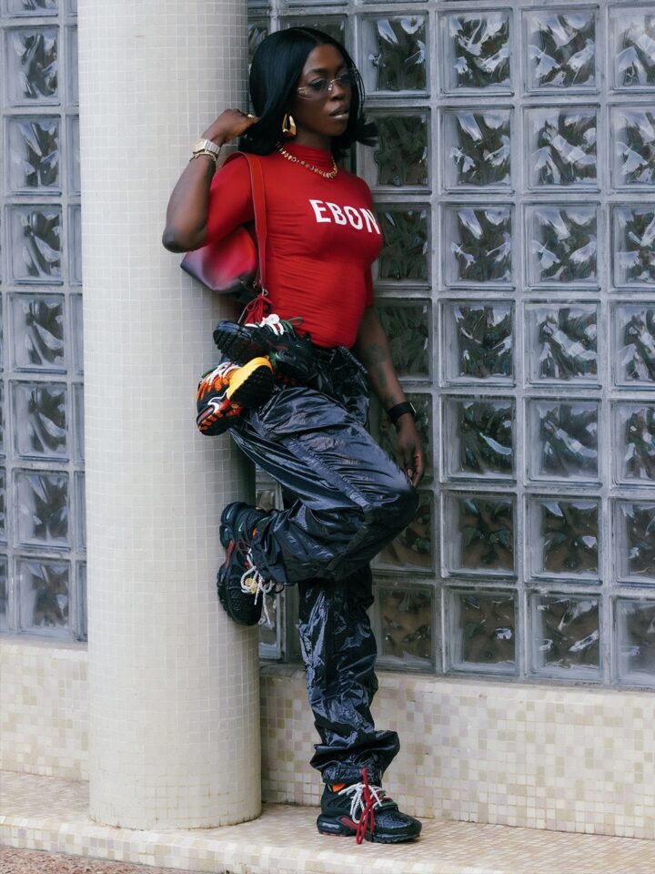 Grace Ladoja in the Nike Air Max Plus. Photo Credit: Grace Ladoja/Instagram