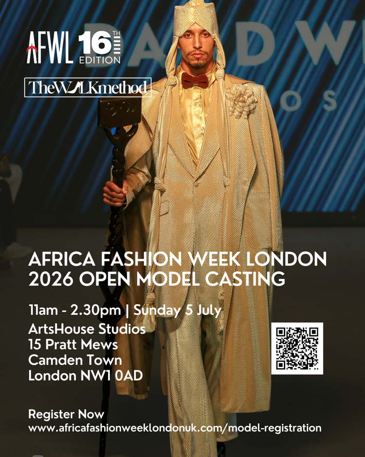 AFWL2026 Open Model Call Casting. Photo Credit: Africa Fashion Week London