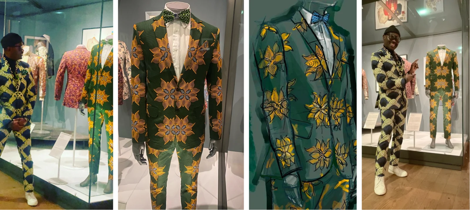 Soboye in Manchester Art Gallery. Photo Credit: Africa Fashion Week London