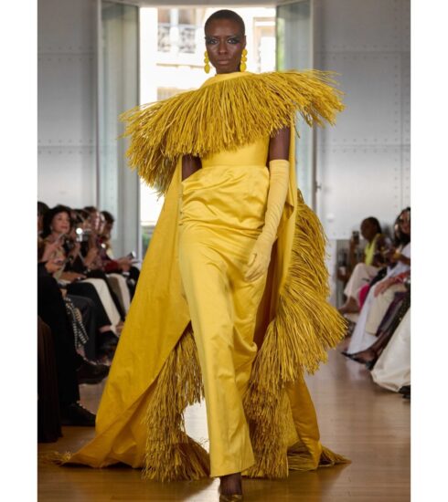 Imane Ayissi’s "Ozouandam Ollat collection at Paris Haute Couture Week. Photo Credit: Launchmetrics/Instagram