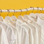 Hanged white clothes. Photo Credit: Washmart