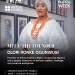 Olori Ronke Ademiluyi-Ogunwusi. Photo Credit: Africa Fashion Week London