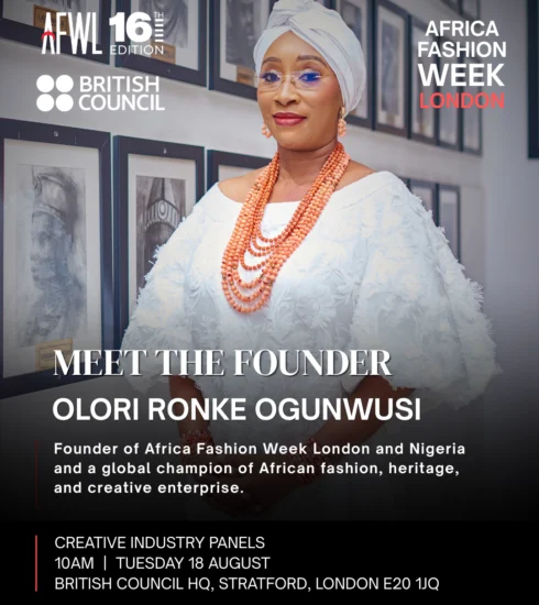 Olori Ronke Ademiluyi-Ogunwusi. Photo Credit: Africa Fashion Week London