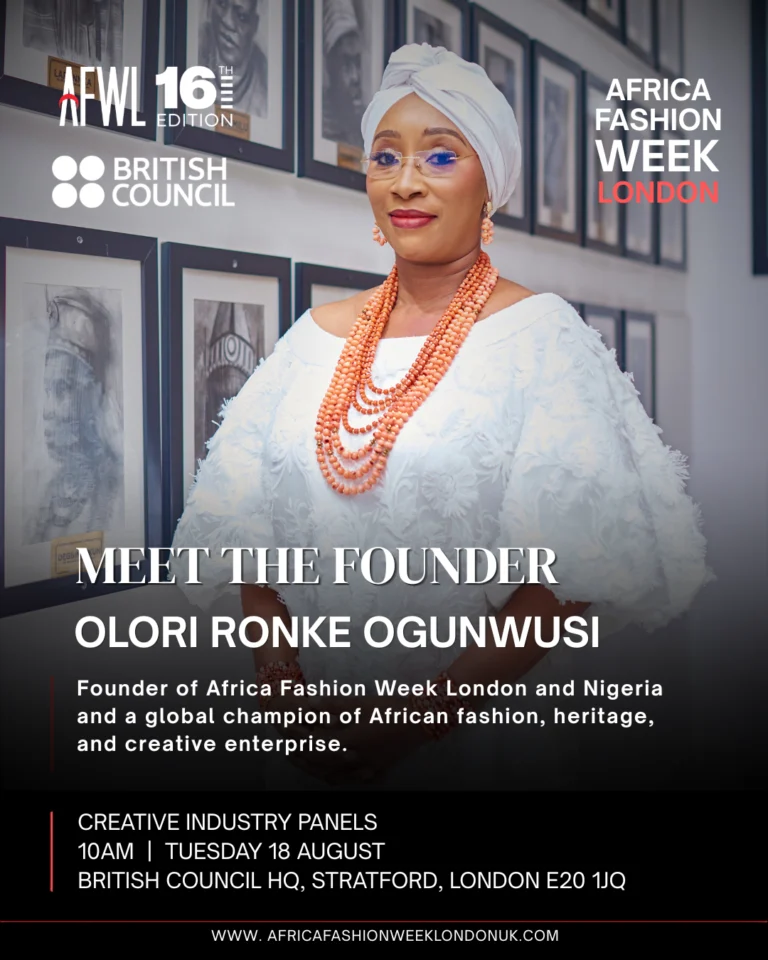 Olori Ronke Ademiluyi-Ogunwusi. Photo Credit: Africa Fashion Week London