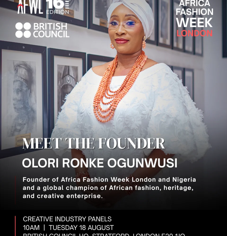 Olori Ronke Ademiluyi-Ogunwusi. Photo Credit: Africa Fashion Week London