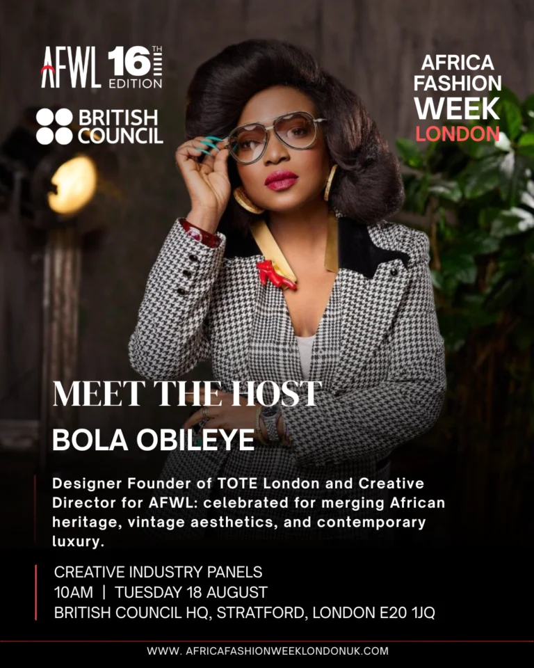 Bola Obileye. Photo Credit: Africa Fashion Week London