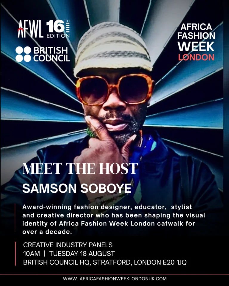 Samson Soboye. Photo Credit: Africa Fashion Week London