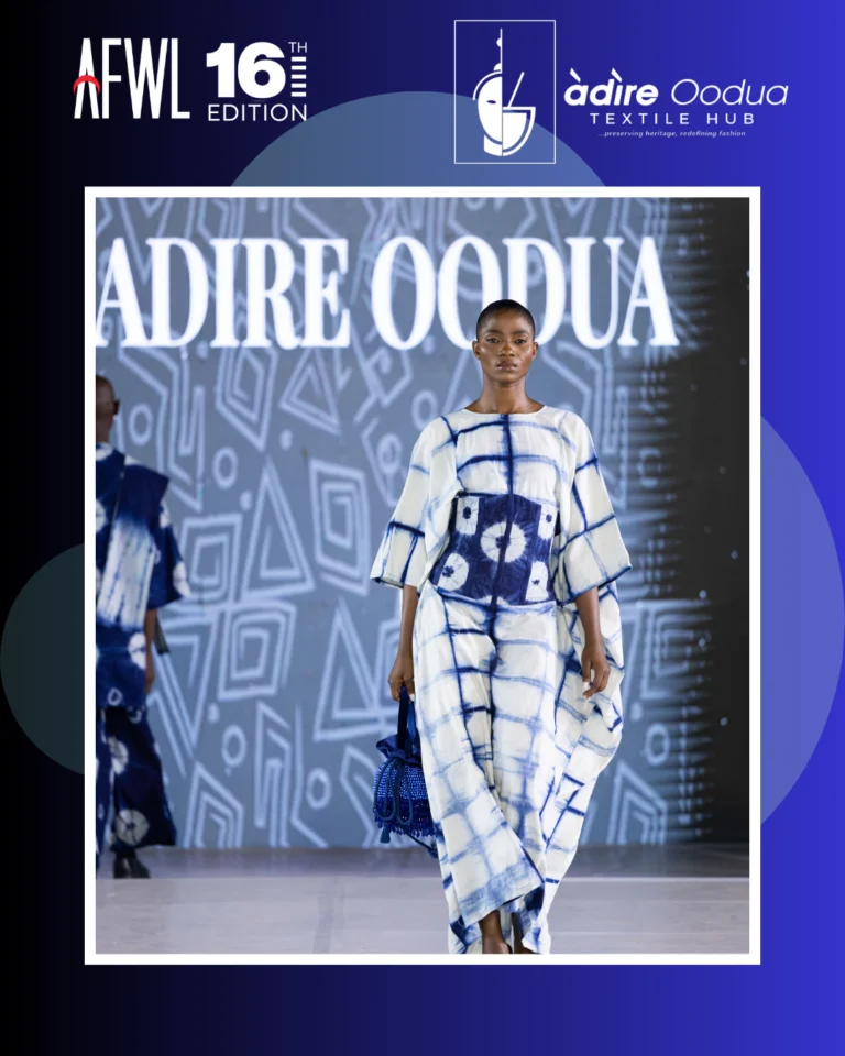 Adire Oodua. Photo Credit: Africa Fashion Week London
