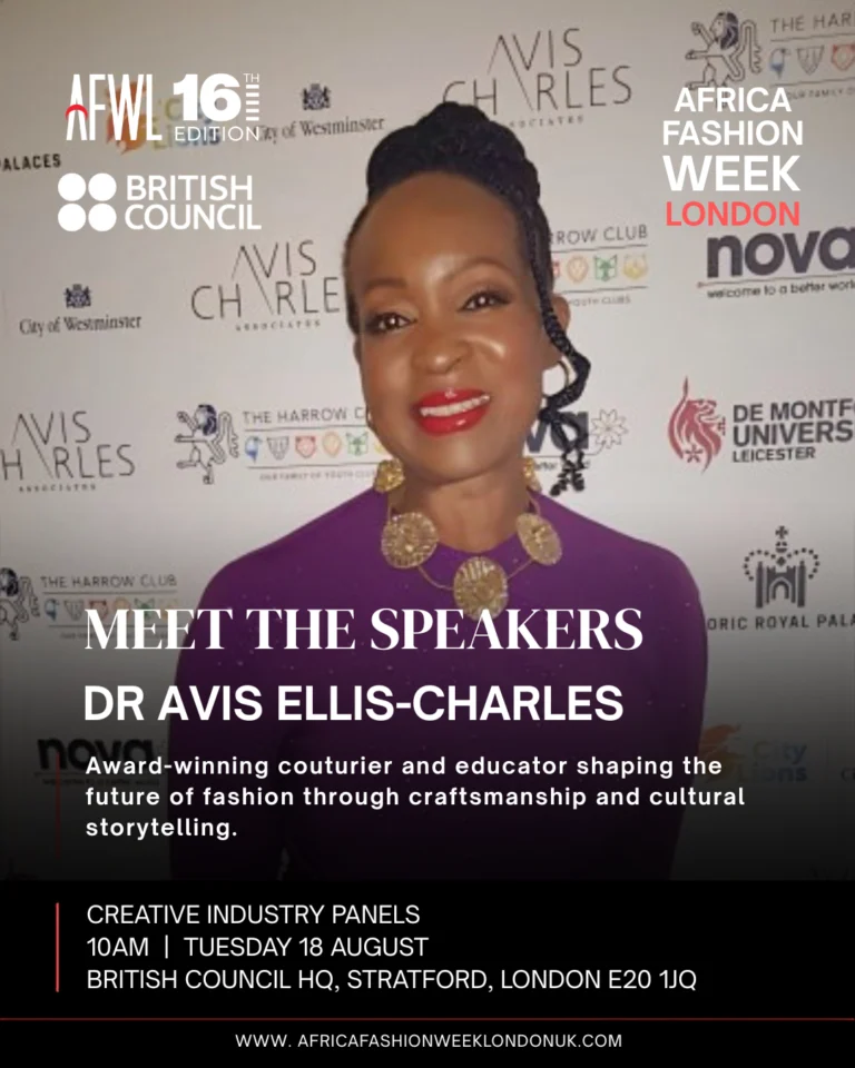 Dr Avis Ellis-Charles. Photo Credit: Africa Fashion Week London