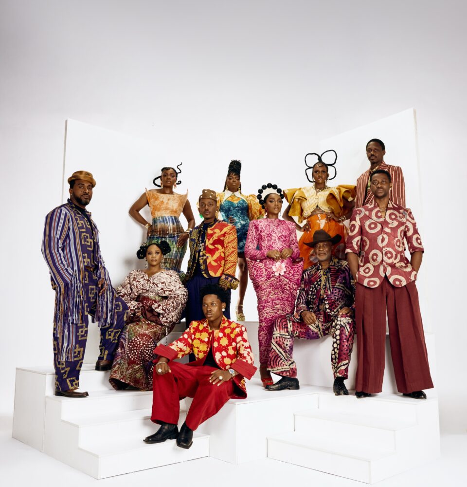 The cast of Funke Akindele’s The Four. Photo Credit: Deji Oluokun/Instagram