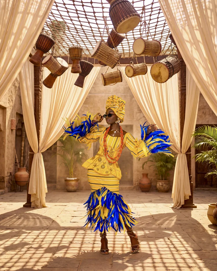 Princess Adesile. Photo Credit: Africa Fashion Week London