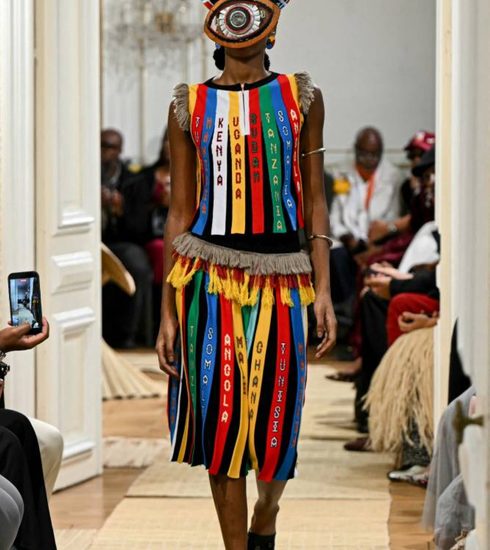 MaXhosa Africa Women's Spring/Summer 2027 collection at Paris Fashion Week. Photo Credit: Avola