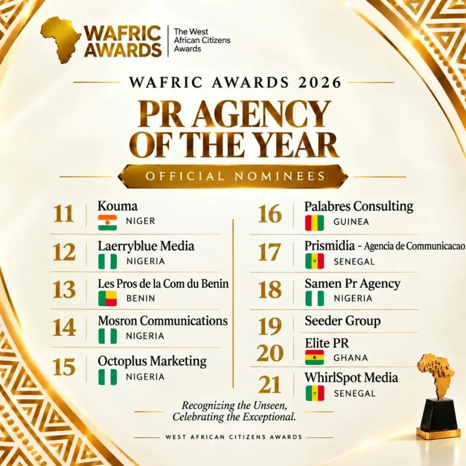 West African Citizen Awards 2026. Photo Credit: West African Citizen Awards