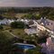 An aerial view of Hemingways Nairobi, set against the leafy landscape of the capital as Kenya's sole member property of The Leading Hotels of the World. Photo Credit: Hemingways Nairobi