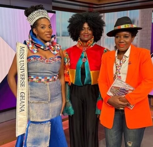 L-R) Andromeda Osam Peters, Afua Sam, and Shiri Achu. Photo Credit: Studio D'Maxsi